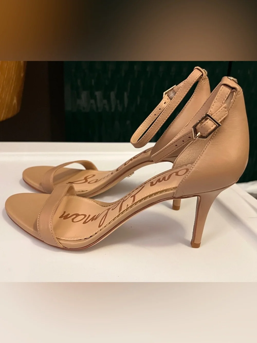 NWOB Nude Ankle-Strap Stiletto Sandal - Heel - Picture 7 of 11